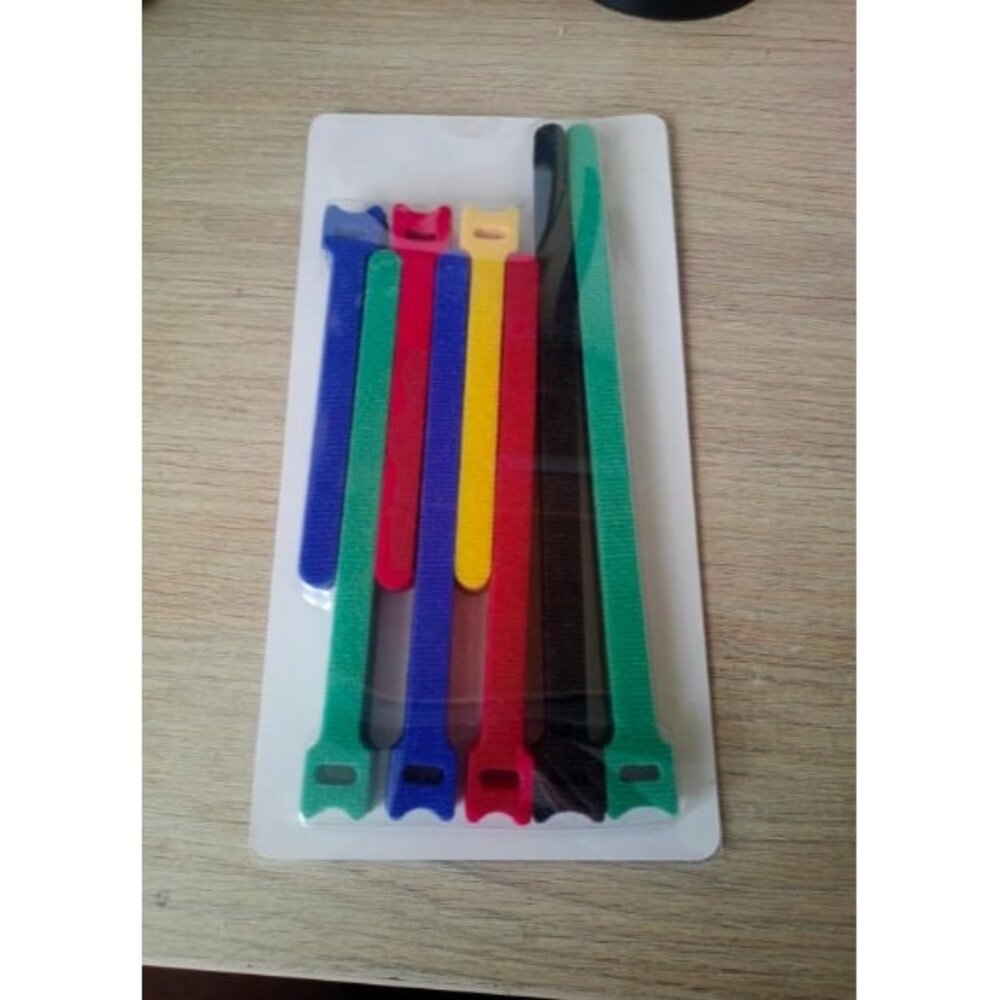 80 pcs Reusable Fastening Cable Ties 3 Sizes 6/8/10 inch Adjustable Cord Ties